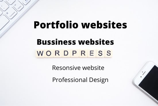 I will create a wordpress portfolio or business website