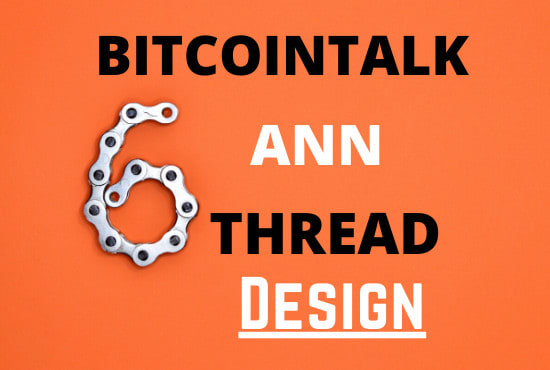 I will create amazing bitcointalk announcement thread