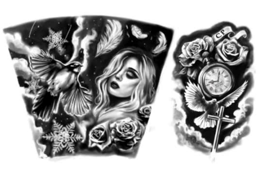 I will create amazing custom tattoo design