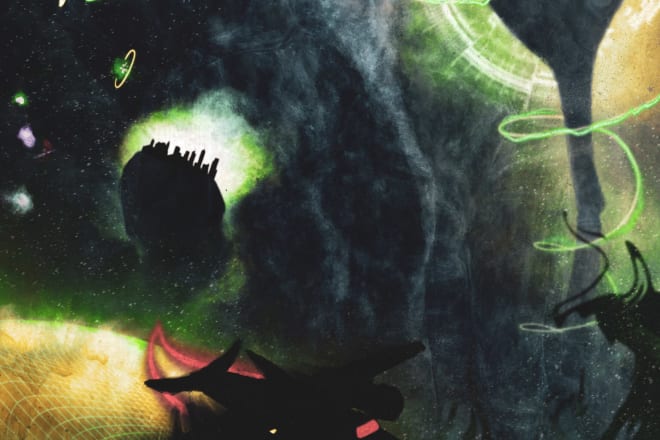 I will create an amazing dark and psychedelic cover for your album