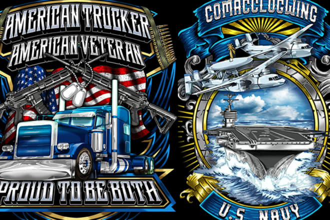 I will create an amazing t shirt design for your bussines