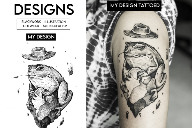 I will create an amazing tattoo design for you in any style