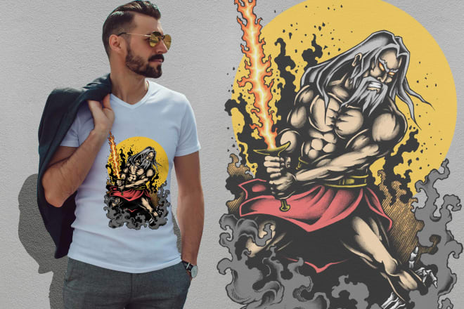 I will create an awesome t shirt design