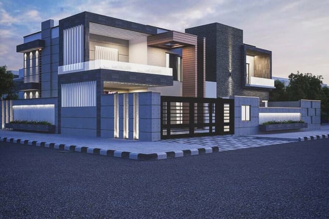I will create and design 2d,3d exterior and interior of building