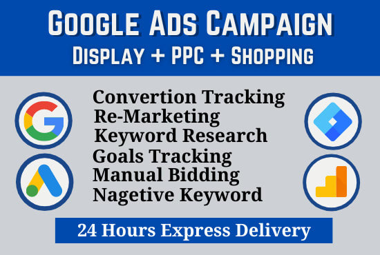 I will create and optimize a successful google adwords campaign or ads expert manager