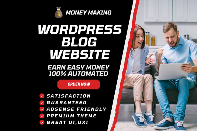 I will create autopilot wordpress blog website and automated wordpress blog