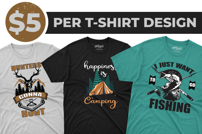 I will create awesome t shirt design based on your idea