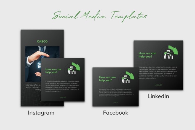 I will create canva templates for social media