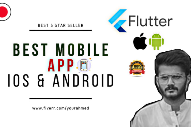 I will create custom hybrid android and IOS mobile app using flutter