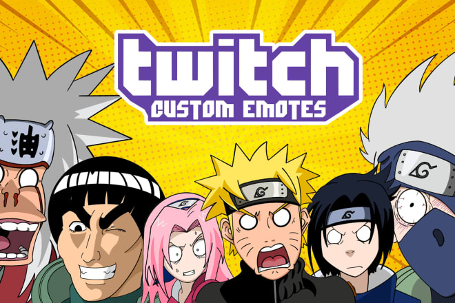 I will create custom twitch emotes