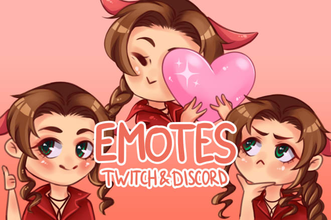 I will create cute custom twitch emotes