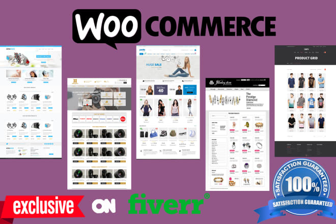I will create ecommerce store using woocommerce