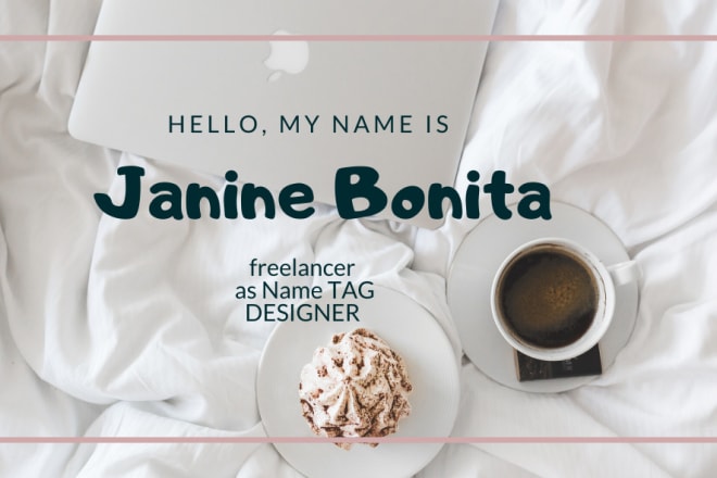 I will create elegant and classic name tag designs for you