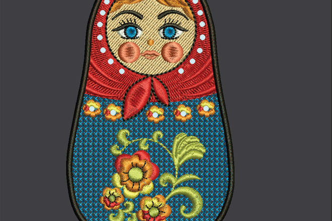 I will create embroidery digitizing realistic for you