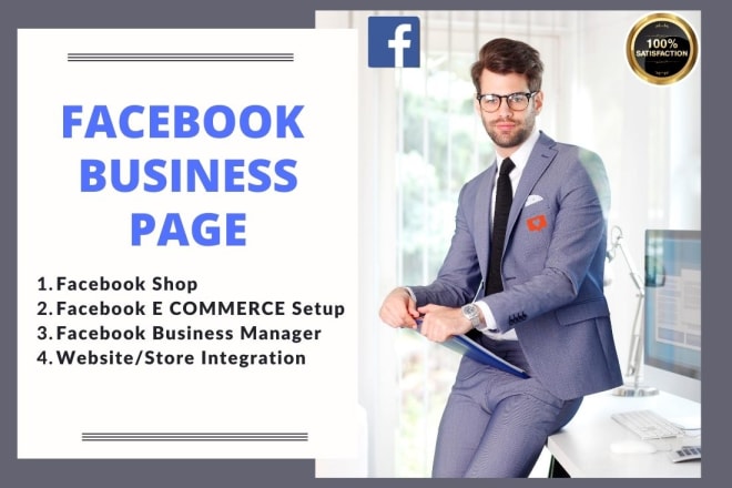 I will create facebook business page, fb shop or fan page