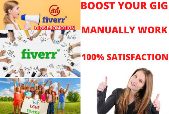 I will create fiverr gig promotion boost sales on social media platforms