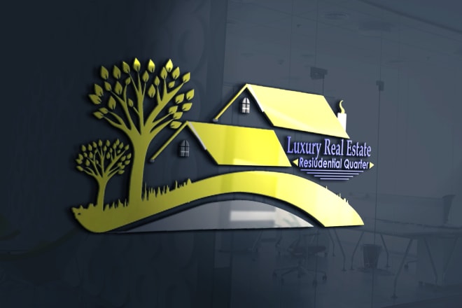 I will create flat minimalist logo design in 12 hours