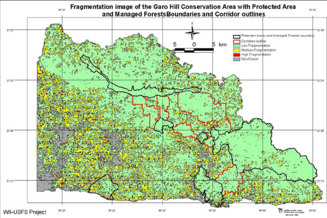 I will create gis analysis maps