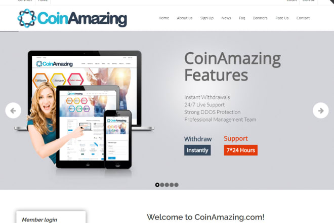 I will create goldcoder investment template for your business