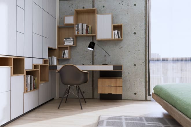 I will create high quality interior render with 3ds max