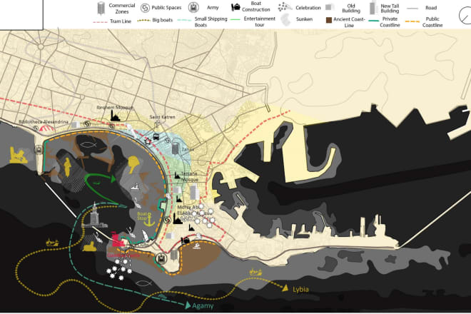 I will create landscape design and vector maps