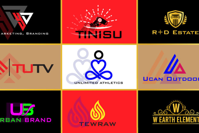I will create modern, minimalist, luxury initial letter and business logo design