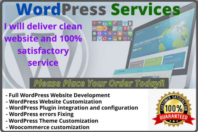 I will create, modify your wordpress website, plus elementor pro