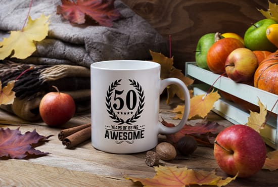 I will create mug and cup mockups and designs