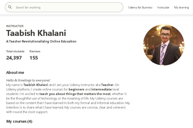 I will create online course for you on any platform