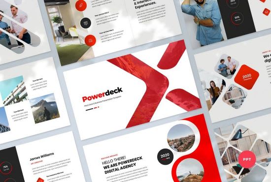 I will create pitch deck presentation