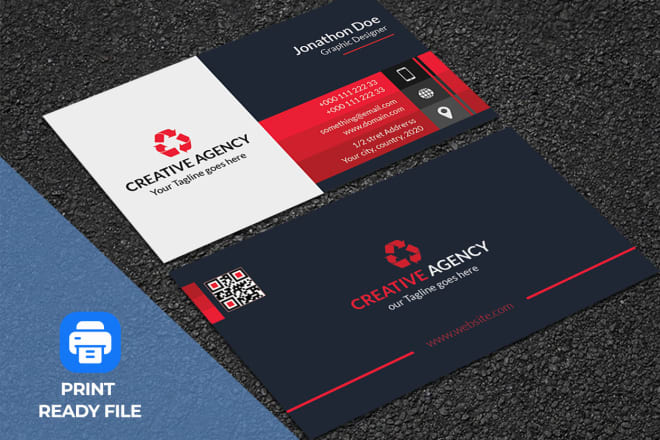 I will create professional business card design