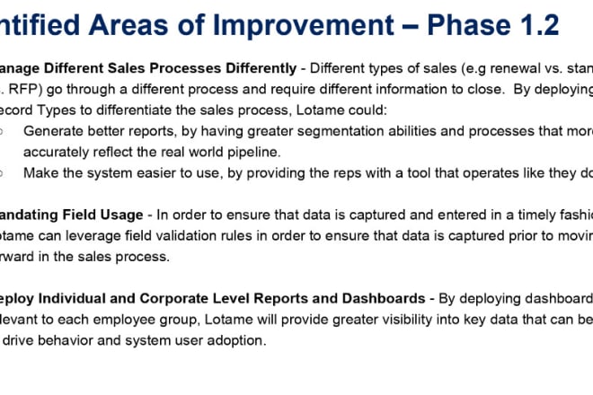 I will create sales playbooks, proposals, training, and processes