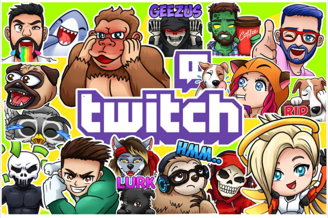 I will create snazzy twitch emotes for you in 24 hours