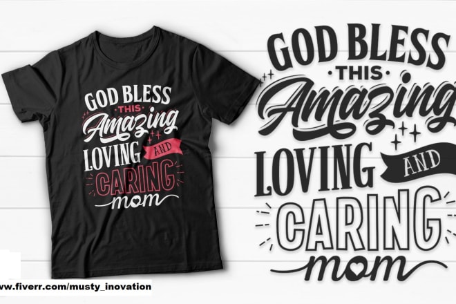 I will create standout tshirt design or typography tshirt design for pod shopify store