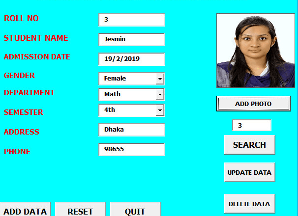 I will create student admission or application forms data entry