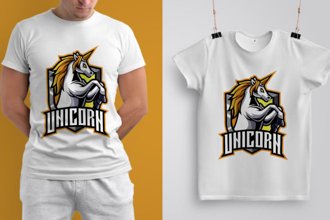 I will create t shirt design with free mockup