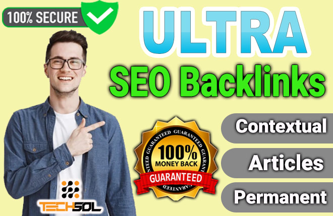 I will create ultra powerful SEO contextual backlinks, dofollow link building service