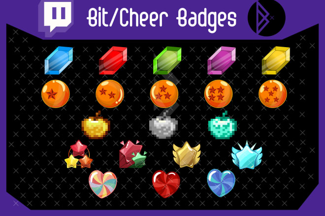 I will create you twitch bit badges