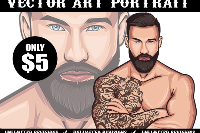 I will create your picture into amazing cartoon portrait