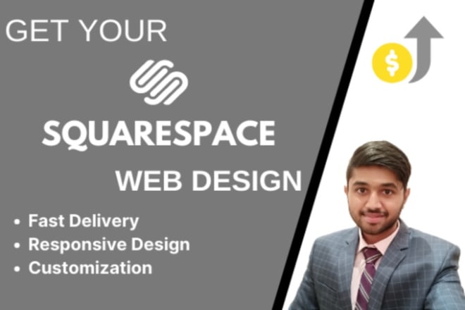 I will create your squarespace website design, redesign and customization