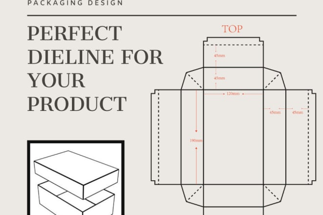 I will creating die lines for your packaging