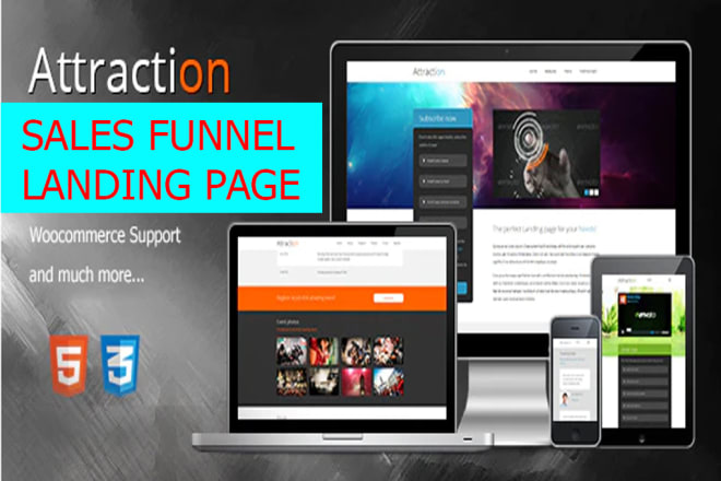 I will creation and design your sales funnel page