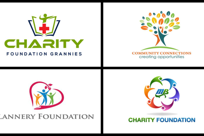 I will creative non profit charity organization logo design