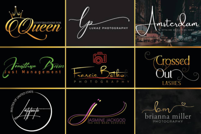 I will creative writing signature, fancy, text, elegant or written