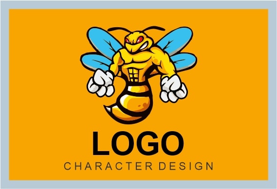 I will design a cartoon mascot logo character