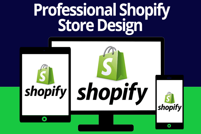 I will design a complete shopify store shopify website