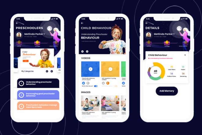 I will design a creative mobile app