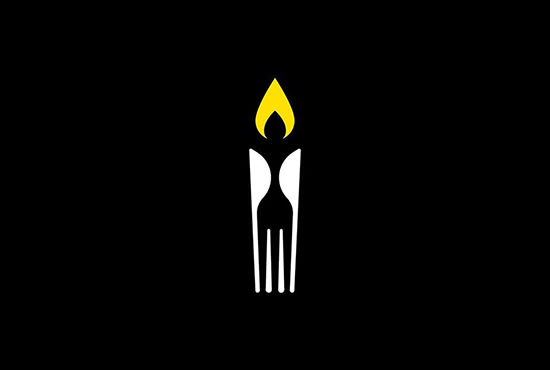 I will design a creative negative spacing logo in 24 hours
