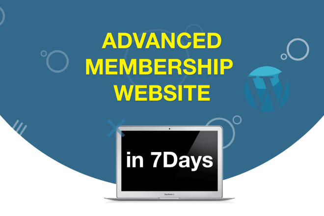 I will design a custom membership site