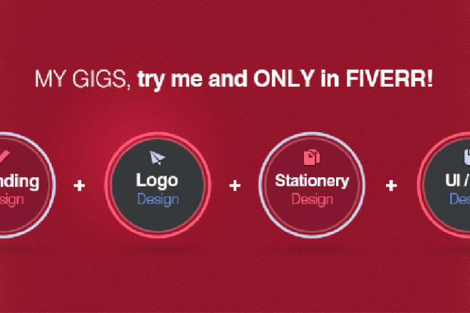 I will design a Fiverr Cover Photo or App Logo